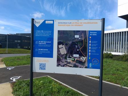 Panneau parcours de visite